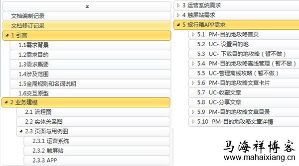 产品经理怎么撰写移动应用的PRD文档-马海祥博客