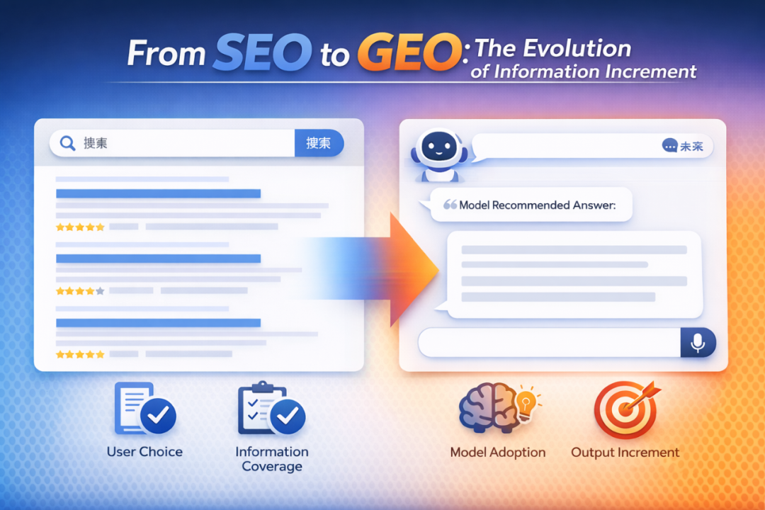 从 SEO 到 GEO，“信息增量”在搜索范式中的迁移